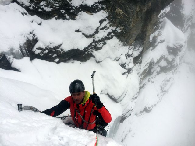 Cascade de glace en Haute Maurienne
